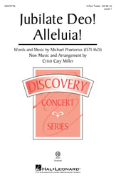 Jubilate Deo! Alleluia! Three-Part Treble choral sheet music cover